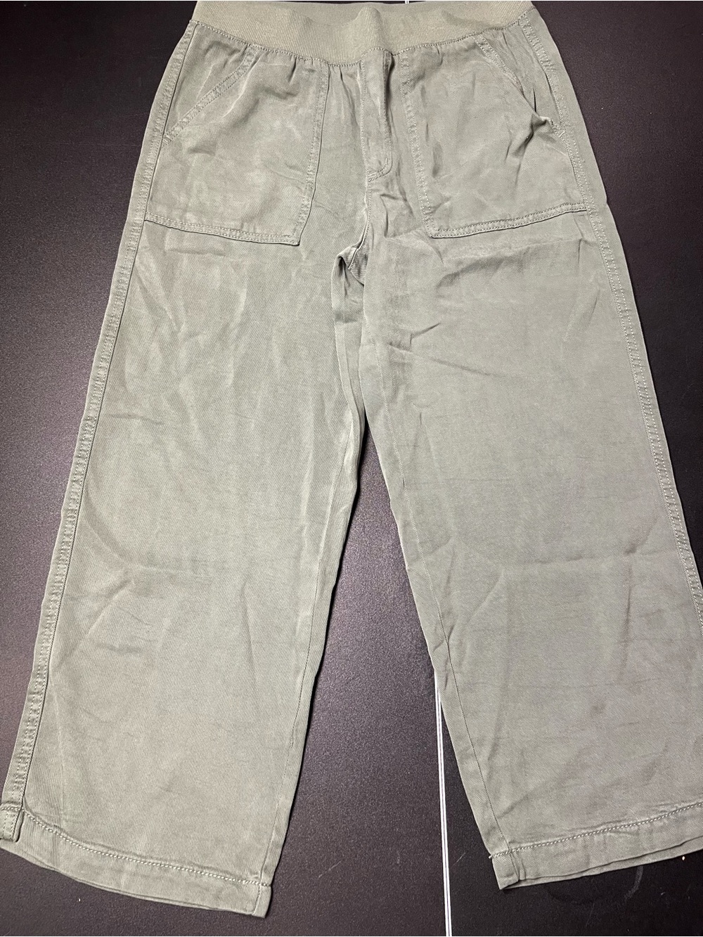 St John’s Bay Women’s Olive Green Casual Cotton Pants size M